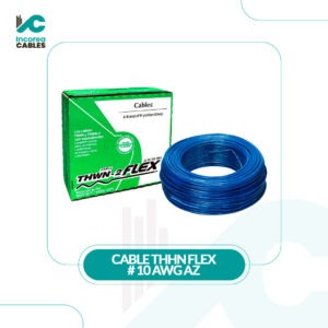 CABLE THHN FLEX # 10 AWG AZ CABLEC
