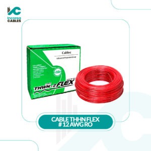 CABLE THHN FLEX # 12 AWG RO CABLEC