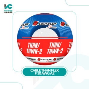 CABLE THHN FLEX # 10 AWG AZ CENTELSA