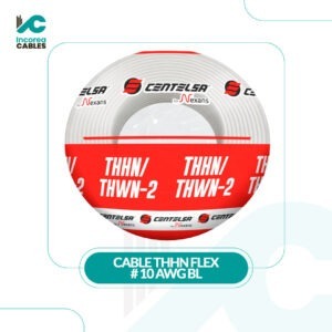CABLE THHN FLEX # 10 AWG BL CENTELSA